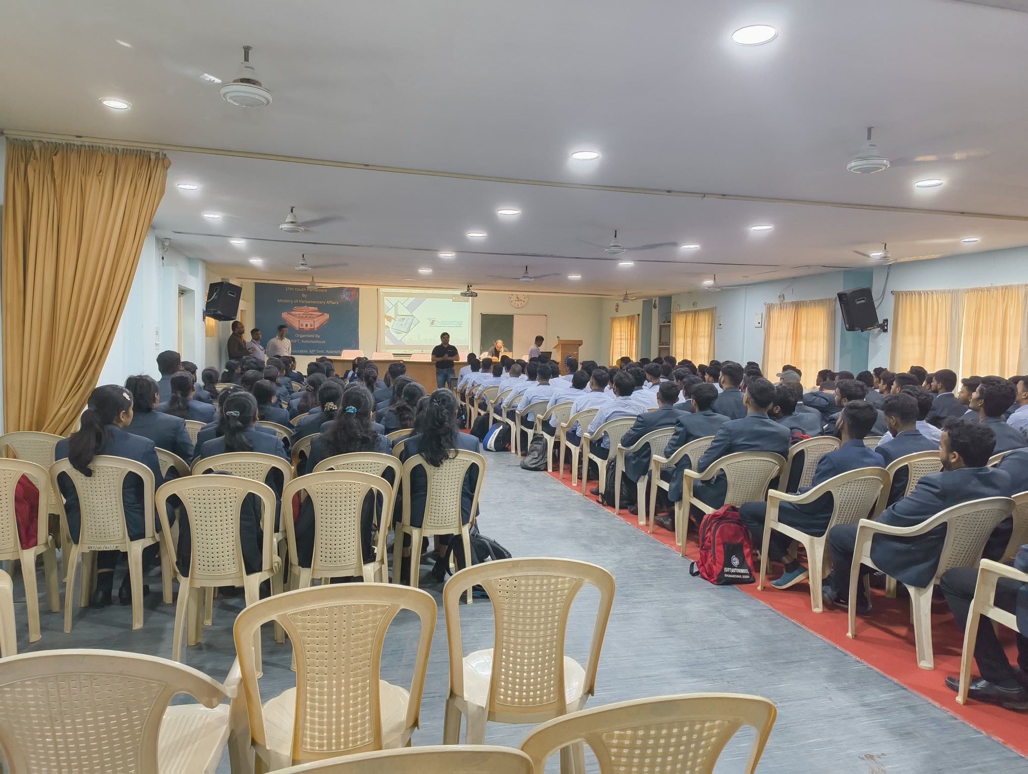Sourav Dash in interaction with GIFT students