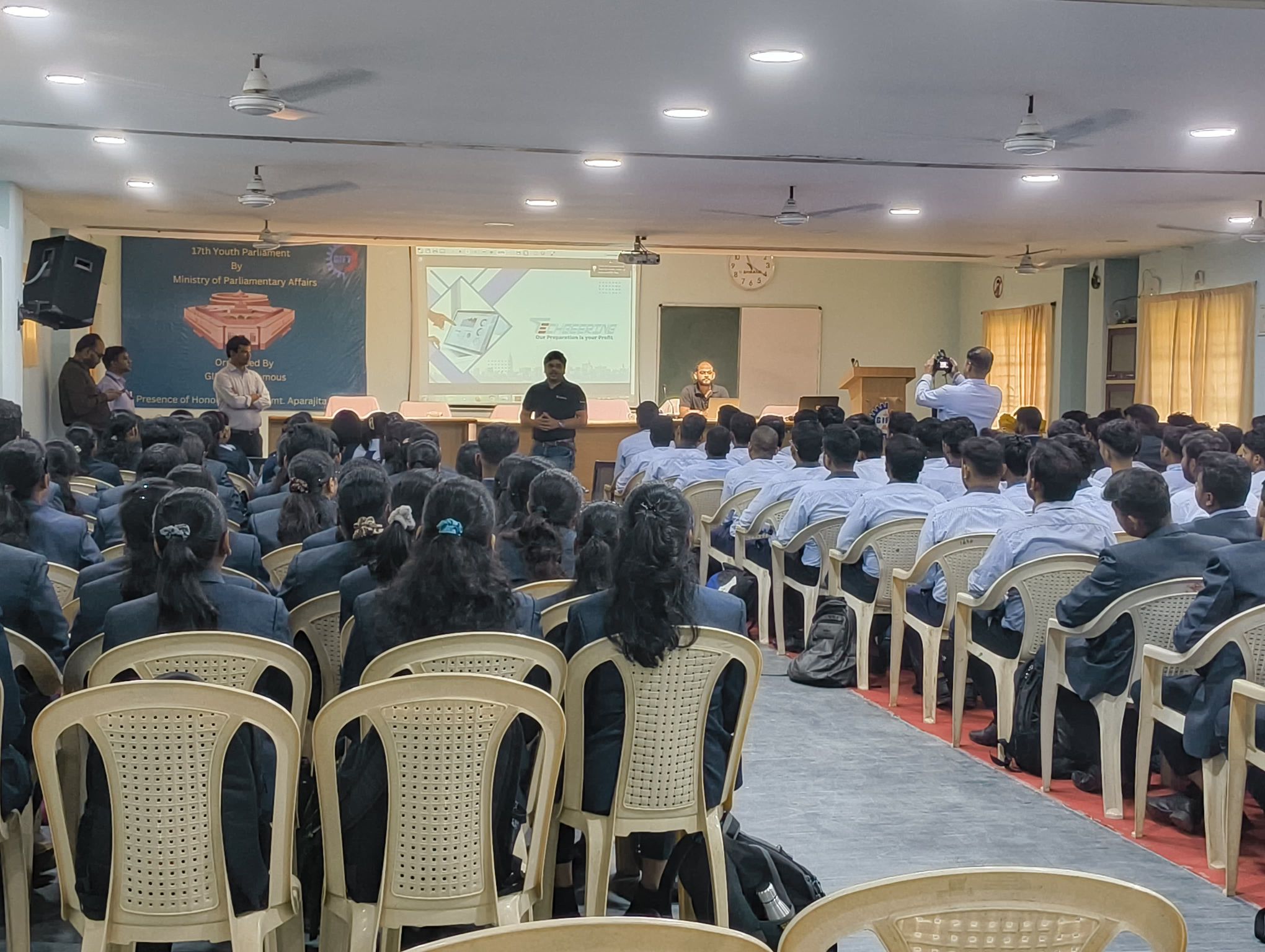 Sourav Dash in interaction with GIFT students